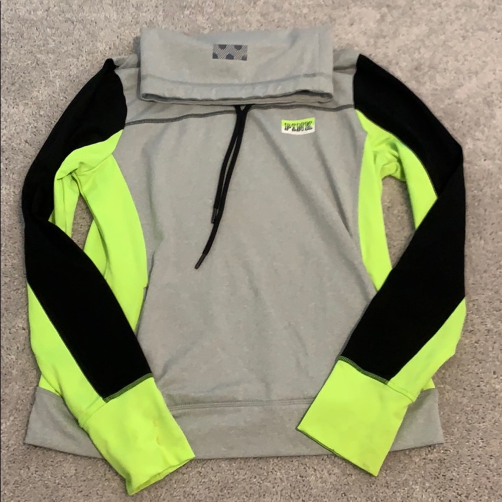 PINK funnel neck long sleeve